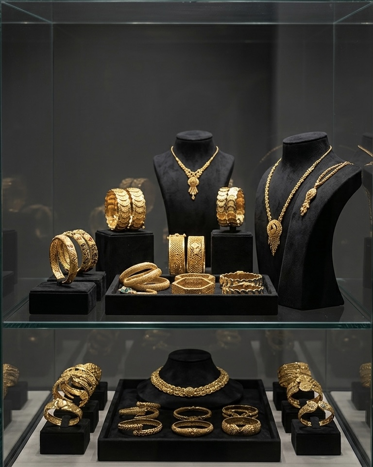 Royal Filigree Gold Medallion Set