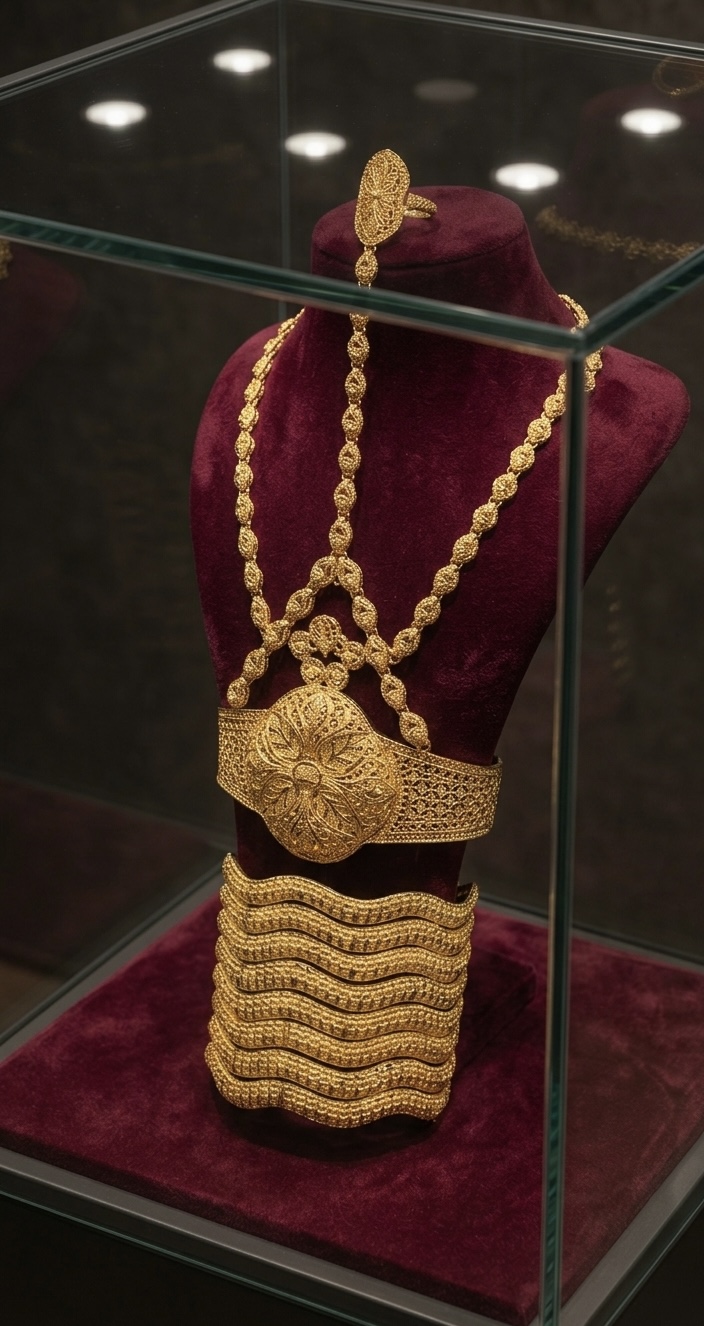 The Eternal Bloom Gold Hand-to-Wrist Suite