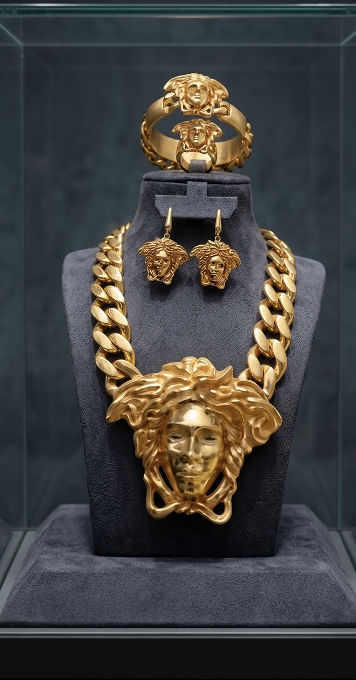 The 21K Gold Versace-Style Set